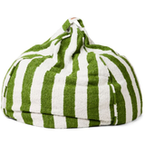 Kip & Co Moss Stripe Boucle Beanbag
