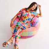 Kip & Co Ponza Tartan Woven Beanbag