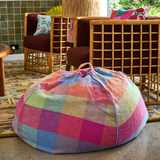 Kip & Co Ponza Tartan Woven Beanbag