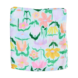 Kip & Co Popping Flowers Green Bamboo Swaddle