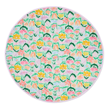 Kip & Co Popping Flowers Green Quilted Baby Play Mat