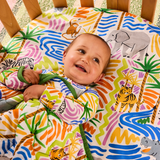 Kip & Co Savannah Organic Cotton Baby Fitted Sheet
