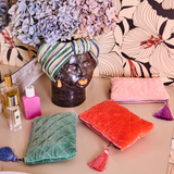 Kip & Co Sherbet Velvet Cosmetics Purse