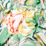 Kip & Co Somerset Green Organic Cotton Fitted Sheet