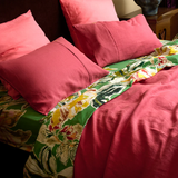 Kip & Co Somerset Green Organic Cotton Flat Sheet