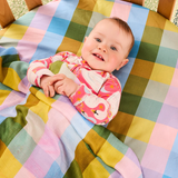 Kip & Co Sorbet Tartan Bamboo Swaddle