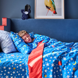 Kip & Co Stars And Moon Organic Cotton Flat Sheet