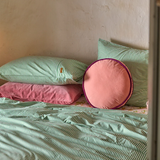 Kip & Co Tarragon Stripe Organic Cotton Pillowcases