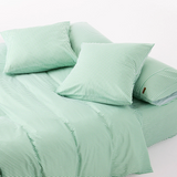 Kip & Co Tarragon Stripe Organic Cotton European Pillowcases 2P Set