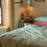 Kip & Co Tarragon Stripe Organic Cotton Quilt Cover