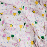 Kip & Co Tulip Daydreaming Organic Cotton Fitted Sheet