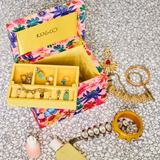 Kip & Co Wild Flowers In Bloom Velvet Jewellery Box