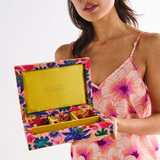Kip & Co Wild Flowers In Bloom Velvet Jewellery Box
