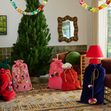 Kip & Co I Love Christmas Spot Velvet Santa Sack