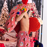 Kip & Co Red Boucle Santa Sack