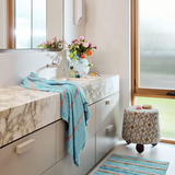 Kip & Co Aegean Stripe Bath Mat