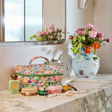 Kip & Co Alfresco Quilted Cotton Toiletry Case