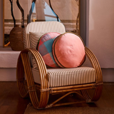 Kip & Co Paloma Tartan Woven Pea Cushion