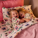 Kip & Co Pretty Pansy Organic Cotton Fitted Sheet