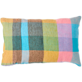 Kip & Co Sorbet Tartan Linen Pillowcases 2P Std Set