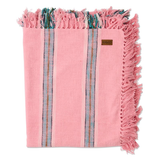Kip & Co Tickled Pink Stripe Woven Throw