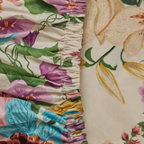 Kip & Co Belle Floral Organic Cotton Fitted Sheet