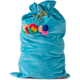 Kip & Co Blue Bells Velvet Santa Sack