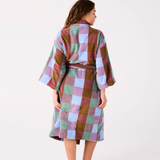 Kip & Co Bondi Tartan Terry Bath Robe