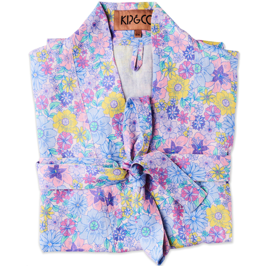 Kip & Co Bunch Of Fun Linen Robe