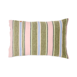 Kip & Co Cactus Stripe Linen Pillowcases 2P Std Set