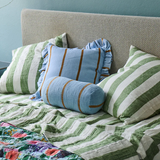 Kip & Co Como Stripe Woven Bolster Cushion