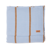 Kip & Co Como Stripe Linen Flat Sheet