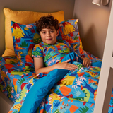 Kip & Co Dinosaur Roar Organic Cotton Fitted Sheet