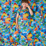 Kip & Co Dinosaur Roar Organic Cotton Fitted Sheet