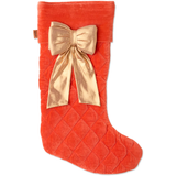 Kip & Co Golden Bow Velvet Stocking