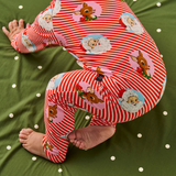 Kip & Co I Love Christmas Spot Organic Long Sleeve Zip Romper