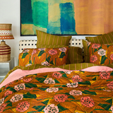 Kip & Co In Bloom Linen Quilted Bedspread