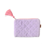 Kip & Co Lilac Velvet Cosmetics Purse