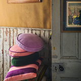 Kip & Co Lilac Velvet Pea Cushion
