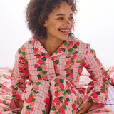 Kip & Co Rose Link Flannelette Shirt & Pant Pyjama Set
