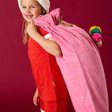Kip & Co Pinky Velvet Santa Sack