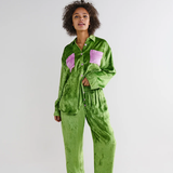 Kip & Co Pistachio Crush Long Sleeve Shirt & Pant Pyjama Set