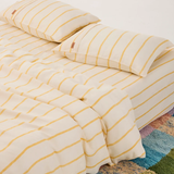 Kip & Co Popcorn Stripe Linen Quilt Cover