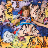 Kip & Co Space Mountain Organic Cotton Quilt Cover
