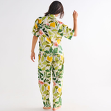 Kip & Co Spring In The Air Adult Organic Cotton Short Sleeve Shirt & Pant Pyjama Set