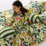 Kip & Co Spring In The Air Adult Organic Cotton Short Sleeve Shirt & Pant Pyjama Set