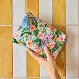 Kip & Co Spring Is In The Air Velvet Cosmetics Purse