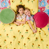 Kip & Co Sunflower Delight Embroidered Cotton Pillowcase 1P Single
