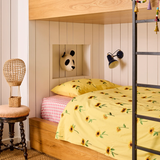 Kip & Co Sunflower Delight Embroidered Cotton Pillowcase 1P Single