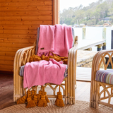 Kip & Co Sunset Delight Tassel Throw